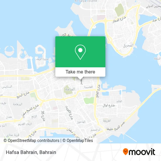 Hafsa Bahrain map