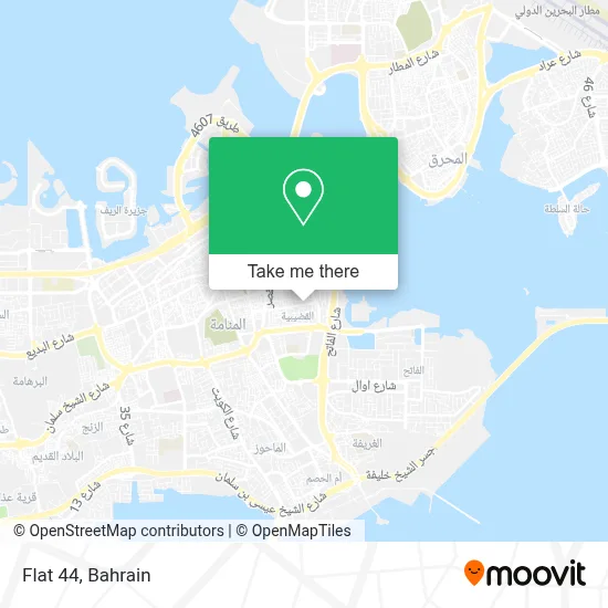 Flat 44 map