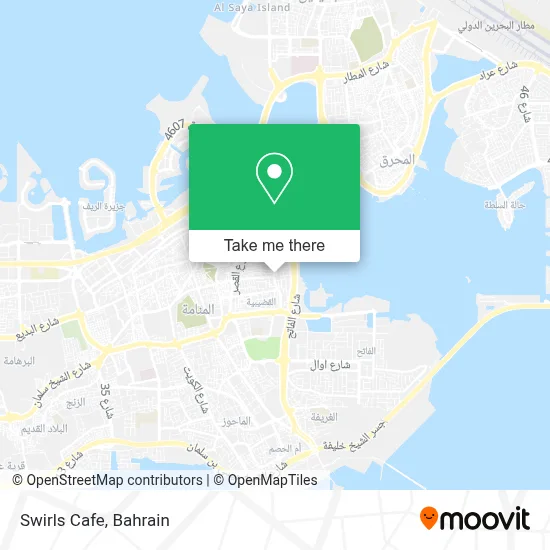 Swirls Cafe map
