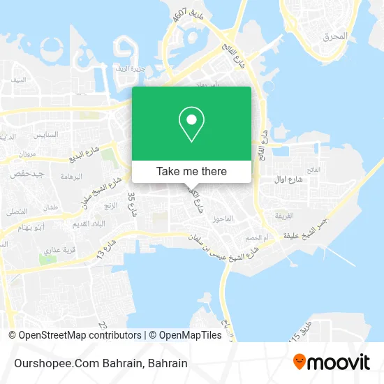 Ourshopee.Com Bahrain map