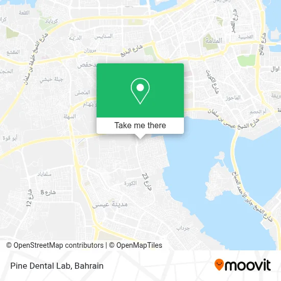 Pine Dental Lab map