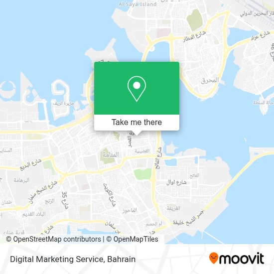 Digital Marketing Service map