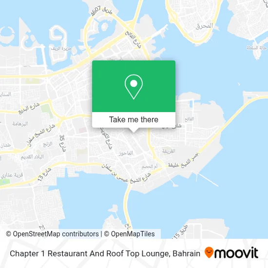 Chapter 1 Restaurant And Roof Top Lounge map
