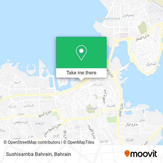 Sushisamba Bahrain map