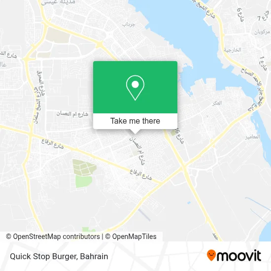 Quick Stop Burger map
