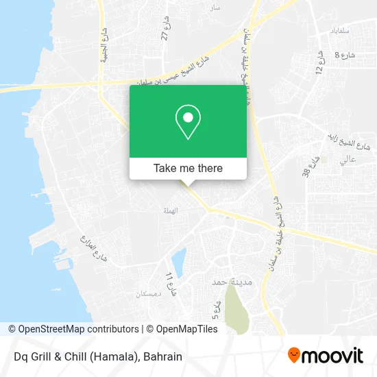 Dq Grill & Chill (Hamala) map