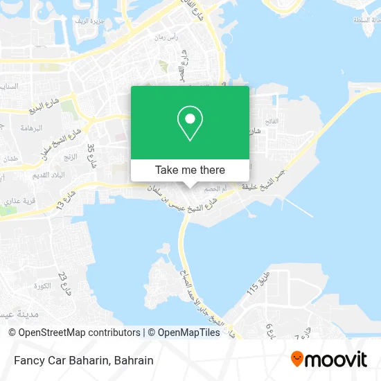 Fancy Car Baharin map