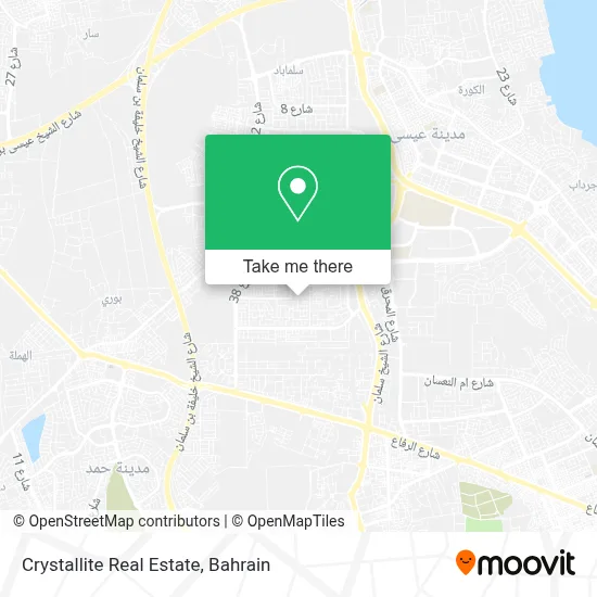 Crystallite Real Estate map