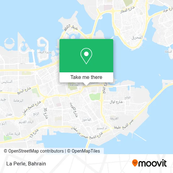 La Perle map