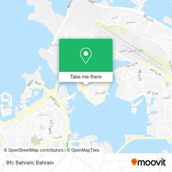 Bfc Bahrain map