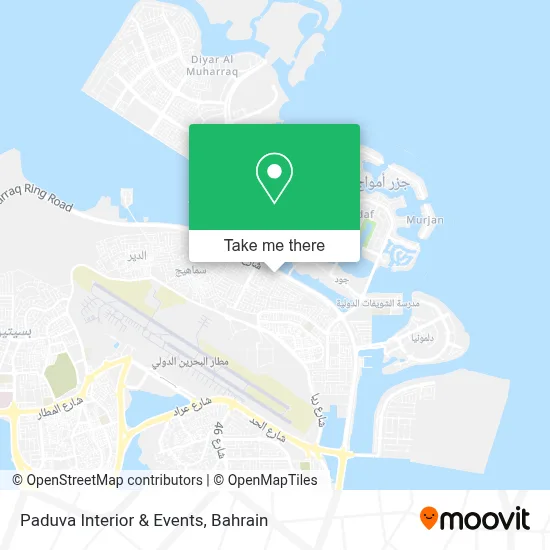 Paduva Interior & Events map
