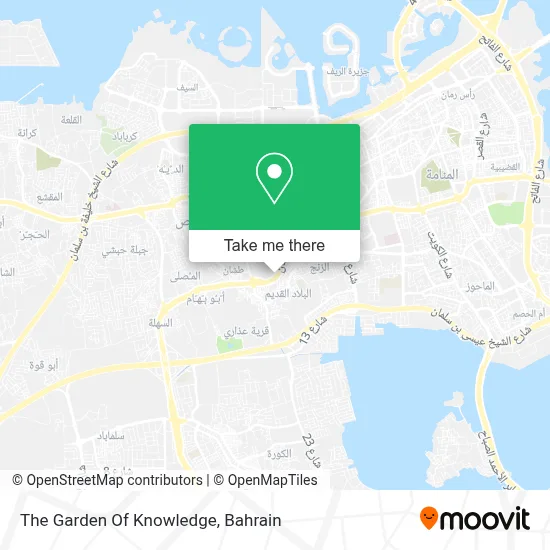 The Garden Of Knowledge map