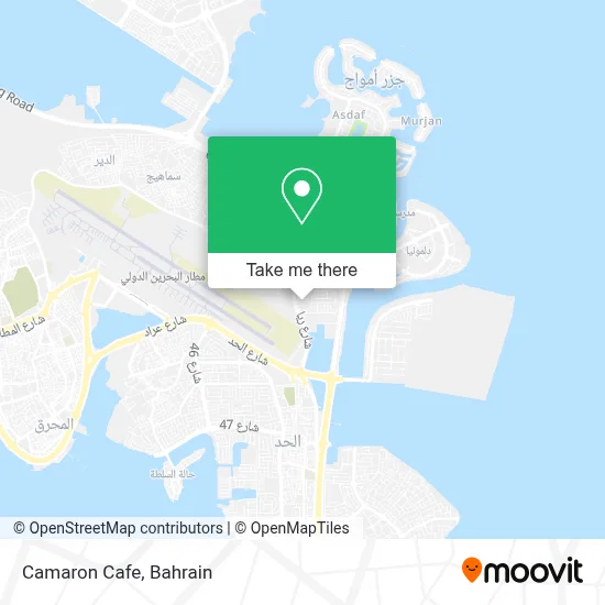 Camaron Cafe map