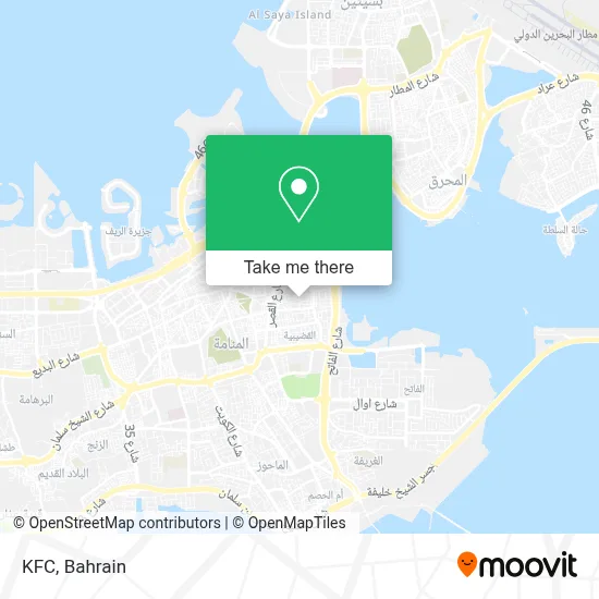 KFC map