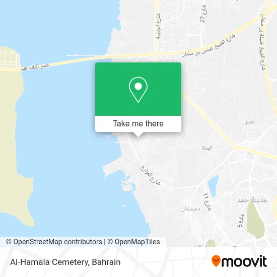 Al-Hamala Cemetery map