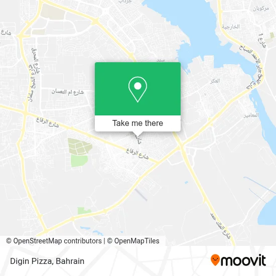 Digin Pizza map