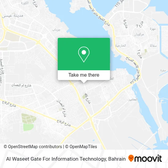 Al Waseet Gate For Information Technology map