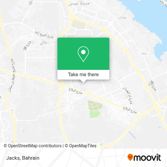 Jacks map