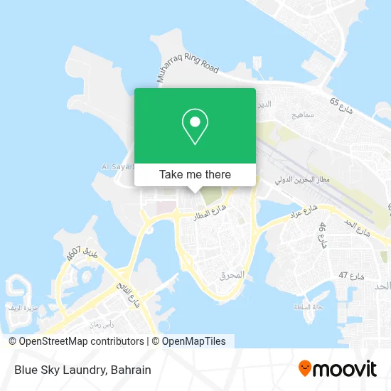 Blue Sky Laundry map