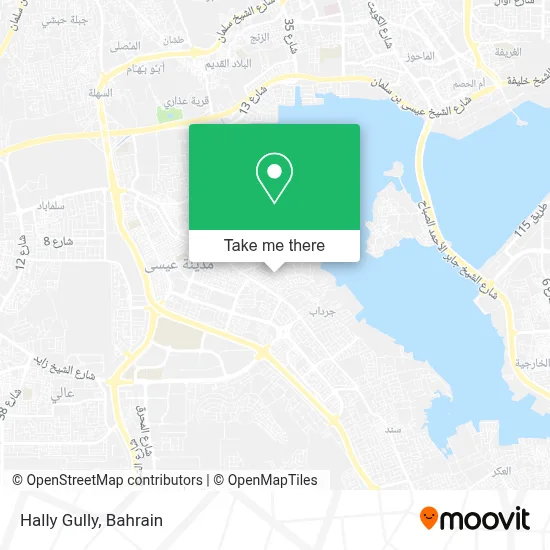 Hally Gully map