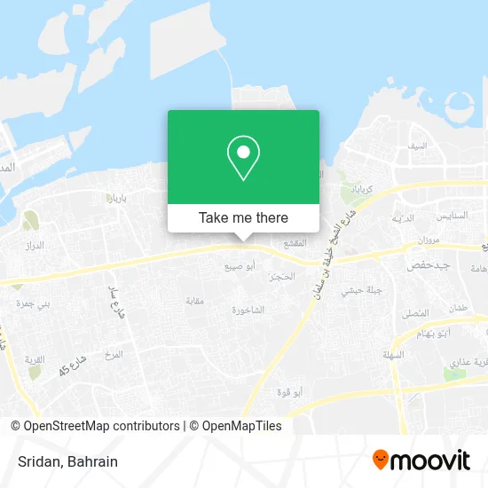 Sridan map