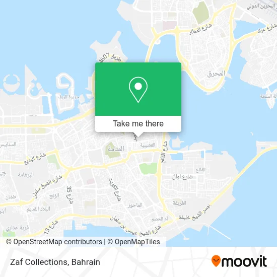 Zaf Collections map