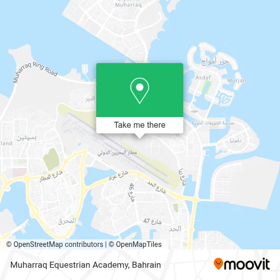 Muharraq Equestrian Academy map