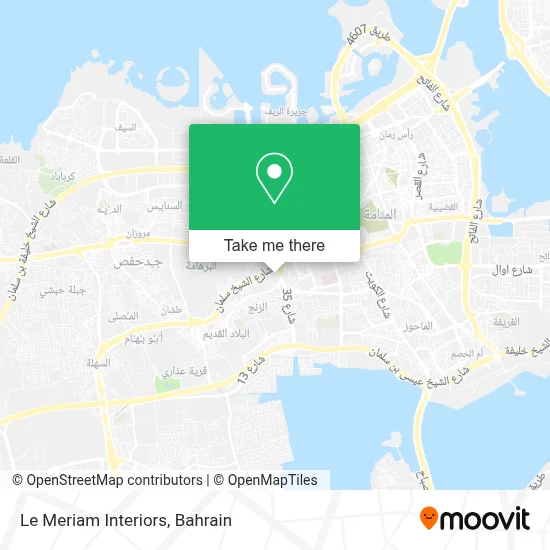 Le Meriam Interiors map