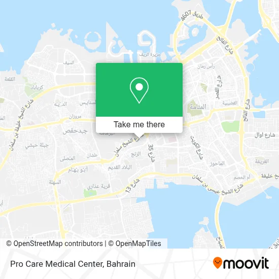 Pro Care Medical Center map