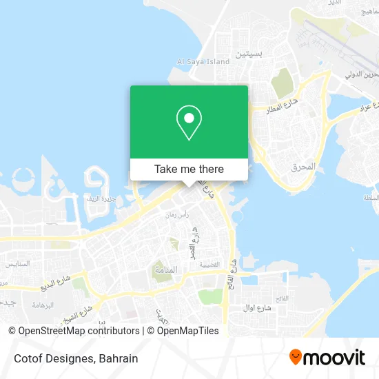 Cotof Designes map