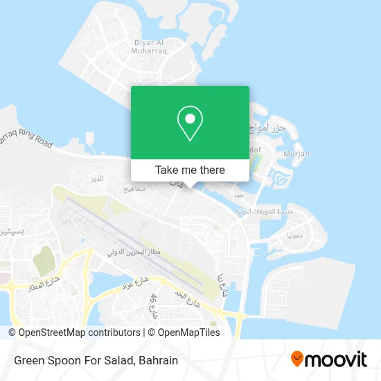 Green Spoon For Salad map