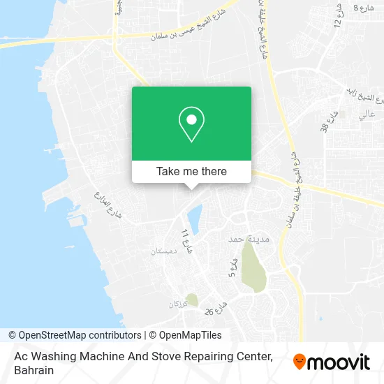 Ac Washing Machine And Stove Repairing Center map