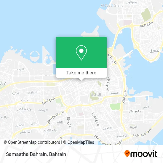 Samastha Bahrain map