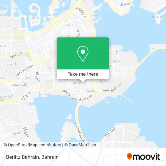 Berlitz Bahrain map