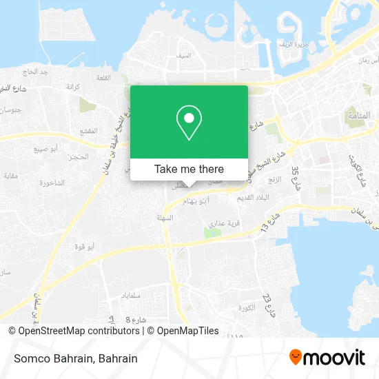 Somco Bahrain map