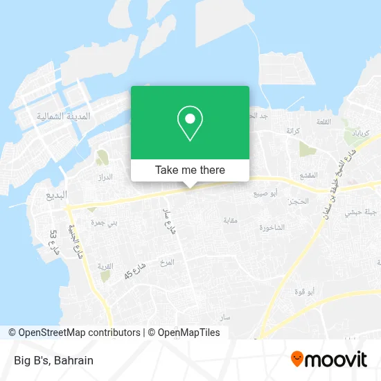 Big B's map