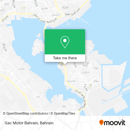 Gac Motor Bahrain map