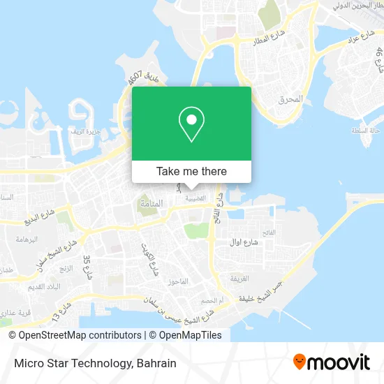 Micro Star Technology map