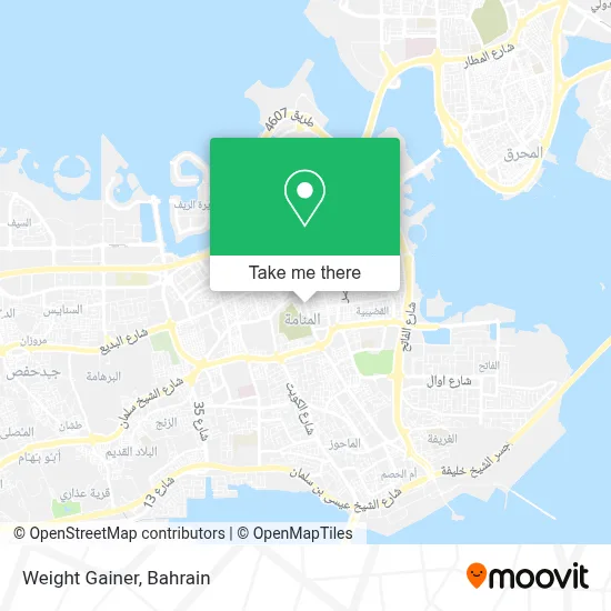 Weight Gainer map