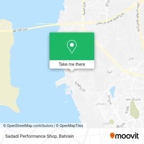 Sadadi Performance Shop map