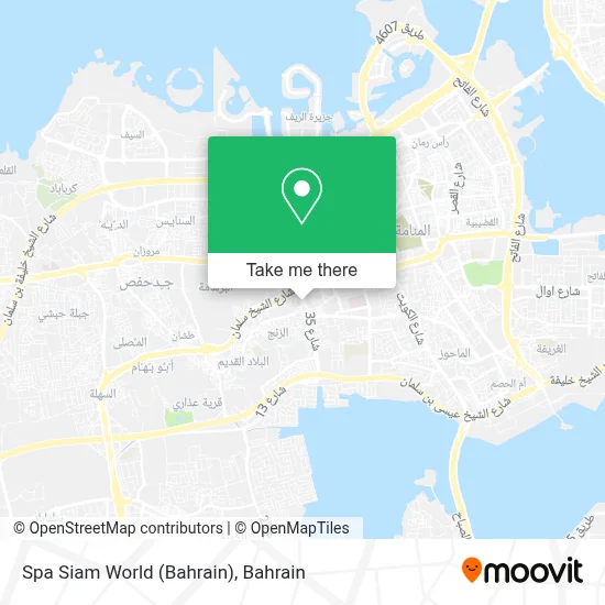 Spa Siam World (Bahrain) map