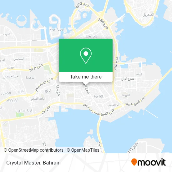 Crystal Master map