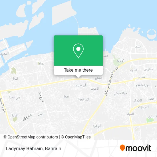 Ladymay Bahrain map