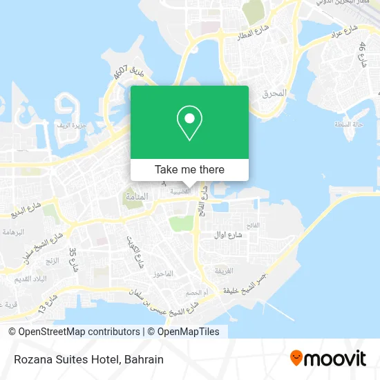 Rozana Suites Hotel map
