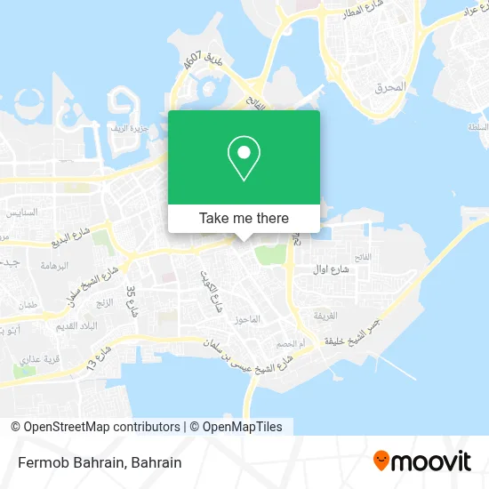 Fermob Bahrain map