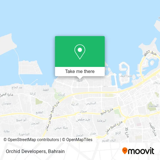 Orchid Developers map