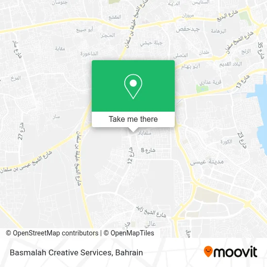 Basmalah Creative Services map