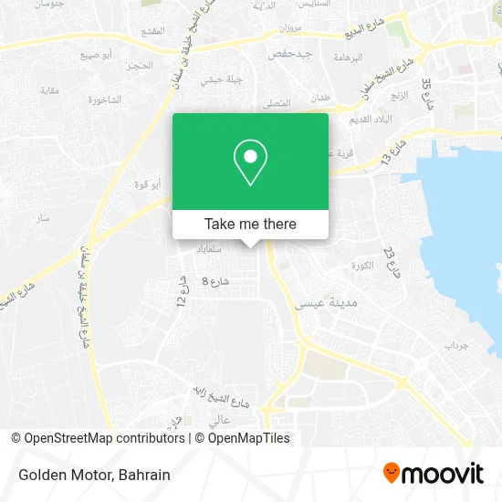 Golden Motor map
