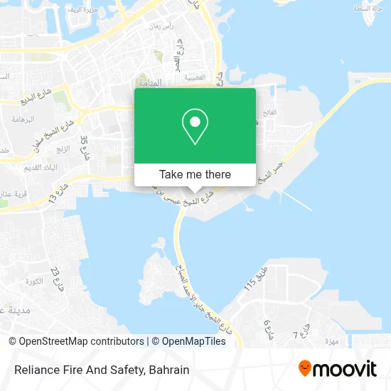 Reliance Fire And Safety map