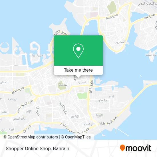Shopper Online Shop map
